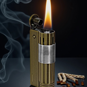 Бензиновая зажигалка автоматическая латунь