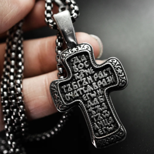 Подвеска из нержавеющей стали AISI 316L / Кулон Крест 