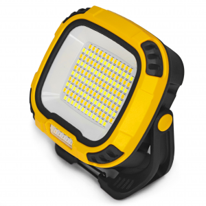 Мощный светодиодный туристический фонарь - прожектор с защитой IP65, зарядкой Type-C, функцией повышающейся яркости и съемным аккумулятором / Лампа для кемпинга, палатки, дачи, сад