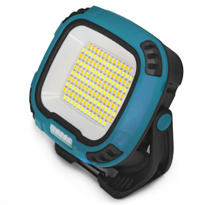 Мощный светодиодный туристический фонарь - прожектор с защитой IP65, зарядкой Type-C, функцией повышающейся яркости и съемным аккумулятором / Лампа для кемпинга, палатки, дачи, сад