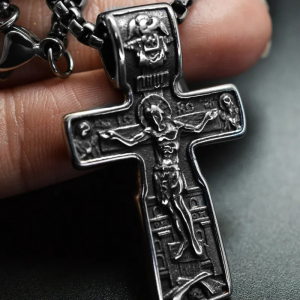 Подвеска из нержавеющей стали AISI 316L / Кулон крест 