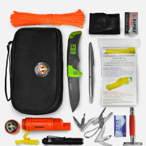 Набор выживания носимый, в несессере, с возможностью докомплектации (свободными отсеками)
