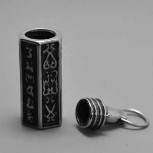 Подвеска из нержавеющей стали А4 AISI 316 / Кулон колба контейнер 