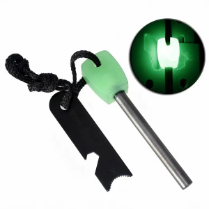 Огниво кремниевое для розжига Green Shard, 7см 8мм флуоресцентное