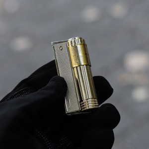 Бензиновая зажигалка автоматическая Золото